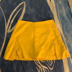 Yellow Zara Mini Skirt